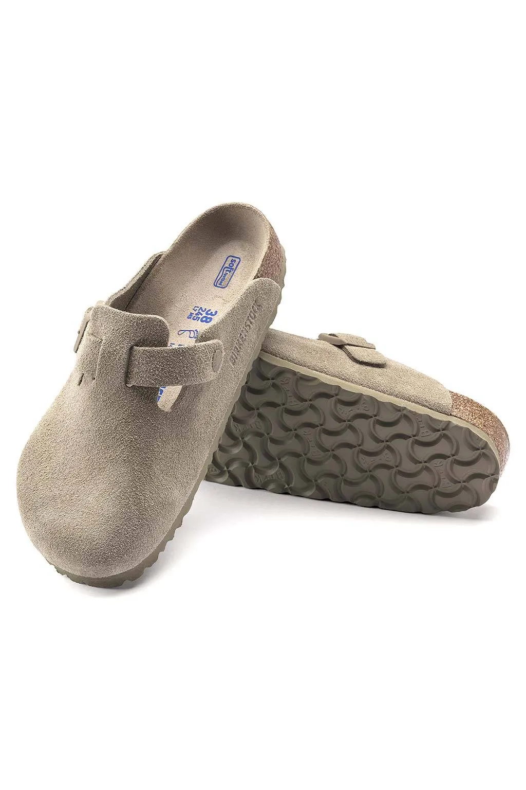 Zueco Birkenstock Boston BS Faded Khaki 1019108